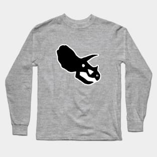 Triceratops cabeza fósil Long Sleeve T-Shirt